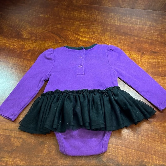 Ghost Onesie | Halloween Onesie with Polka Dot Sleeves NWT Size: 6m BONUS PIECE - Picture 9 of 10